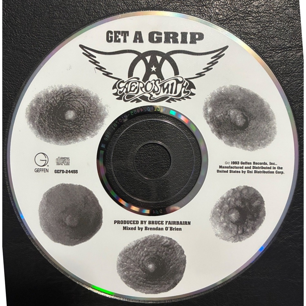 Aerosmith Get A Grip CD 1993 Geffen Records GEFD-24455 Hard Rock Disc Only